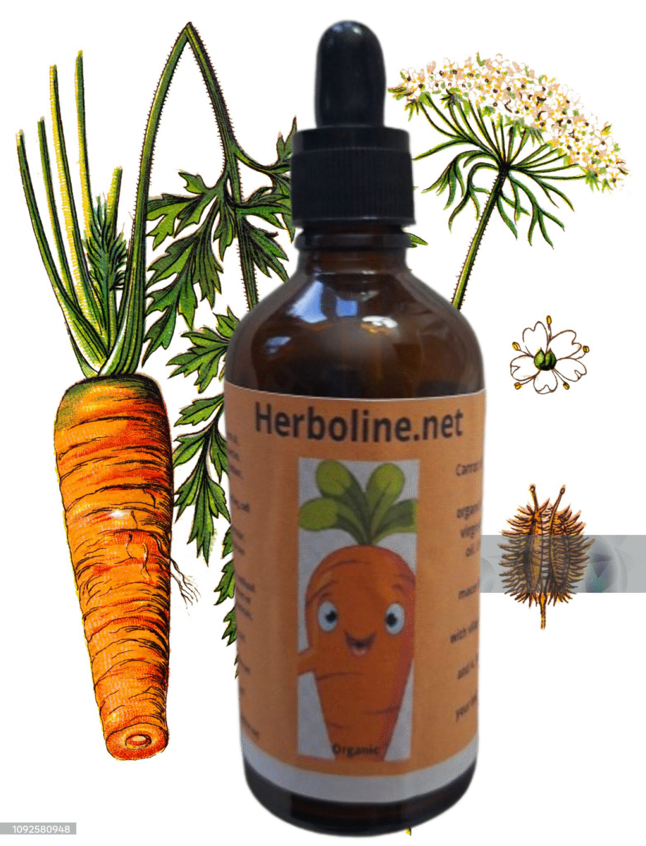 ACEITE DE ZANAHORIA CON DIBUJO