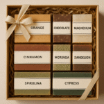 Gift box of 8 natural soaps