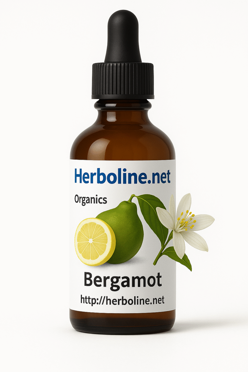 aceite de bergamota con flor nuevo