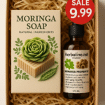 Gift box of soap Moringa and  organic  Moringa oil.